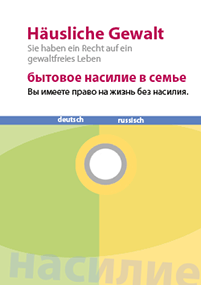 Cover Häusliche Gewalt, deutsch und russisch